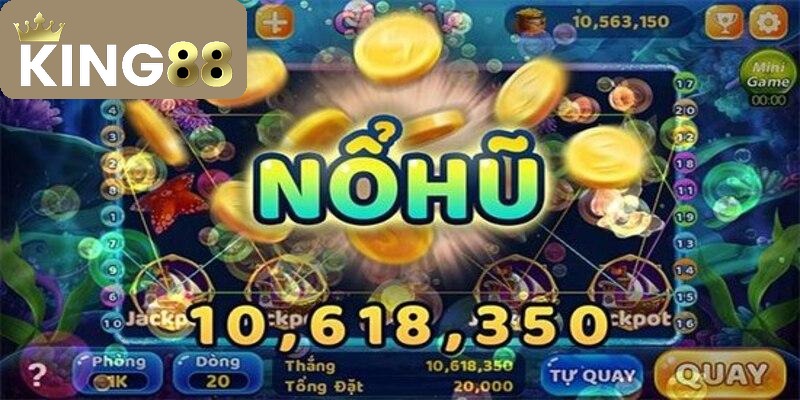 Game nổ hũ King88 mang đến trải nghiệm quay thưởng đa dạng